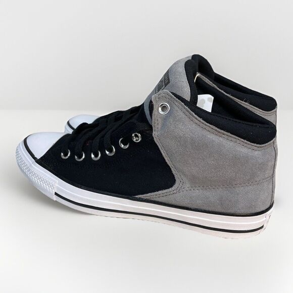 Converse Chuck Taylor CTAS High Street Mid Men 13 Shoes Grey Black Sneaker New - Picture 7 of 10
